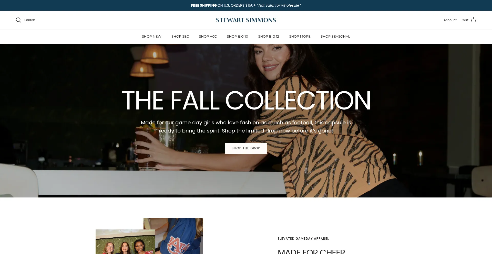 Website screenshot of Stewartsimmons.com