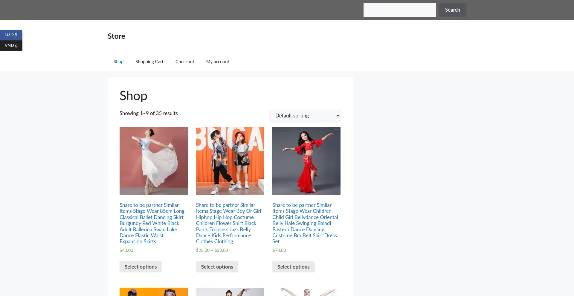 Website screenshot of Store.inflyway.com