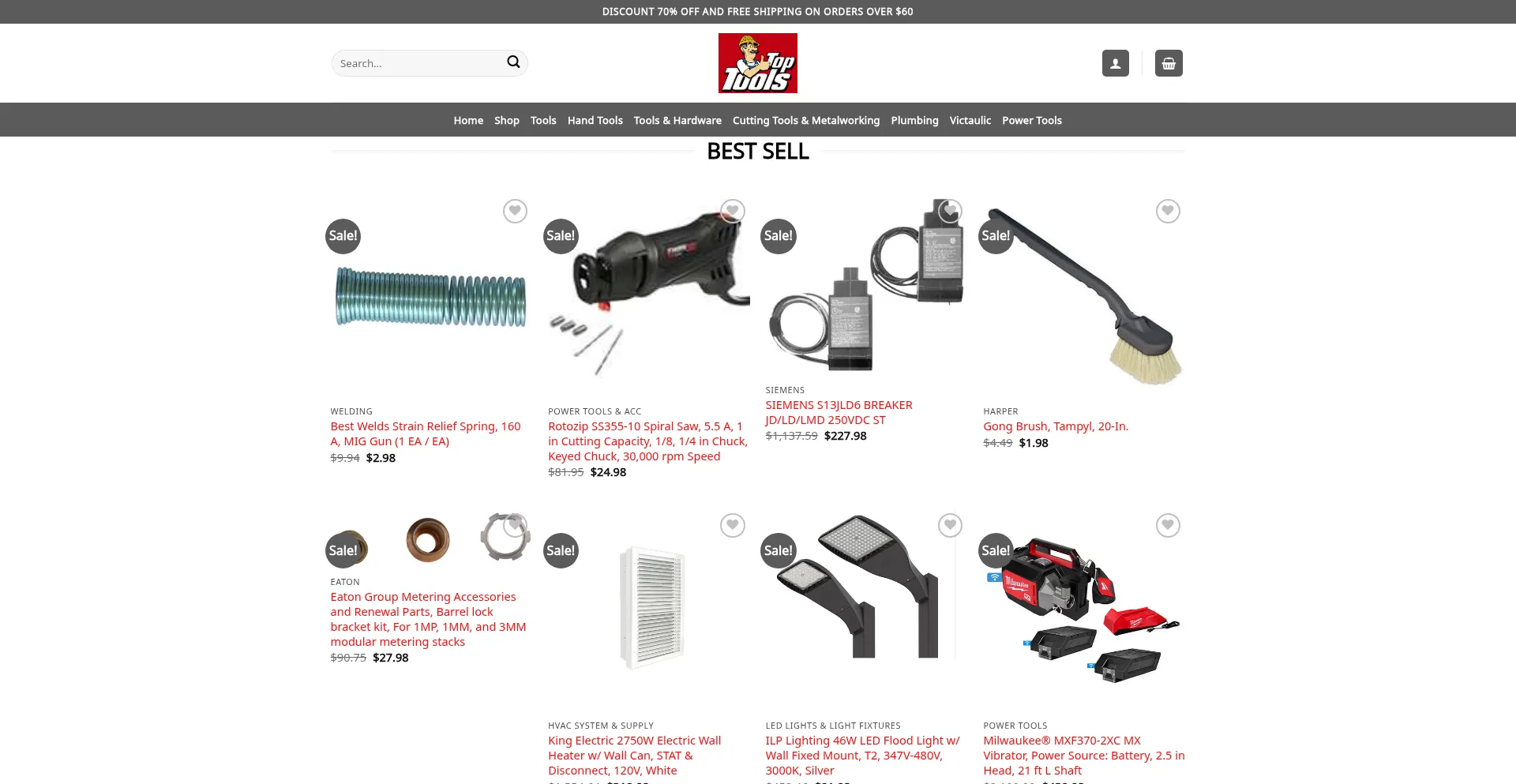 Website screenshot of Store-in-parts.shop