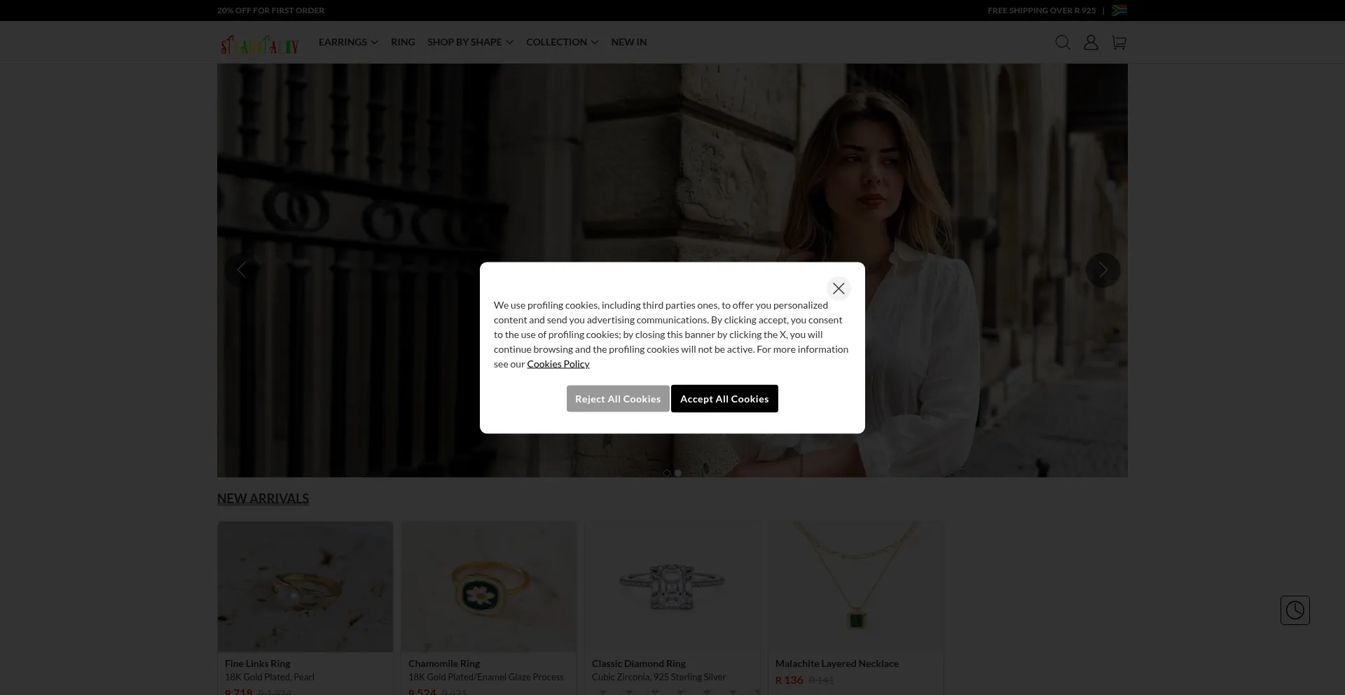 Website screenshot of Straditaliv.shop