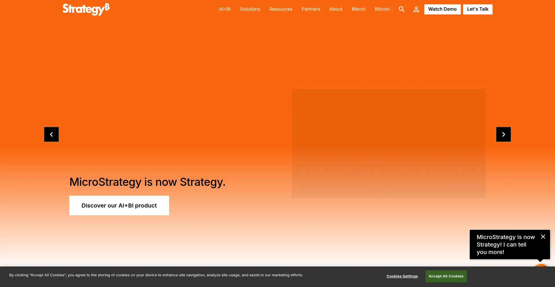 Website screenshot of Strategysoftware.com