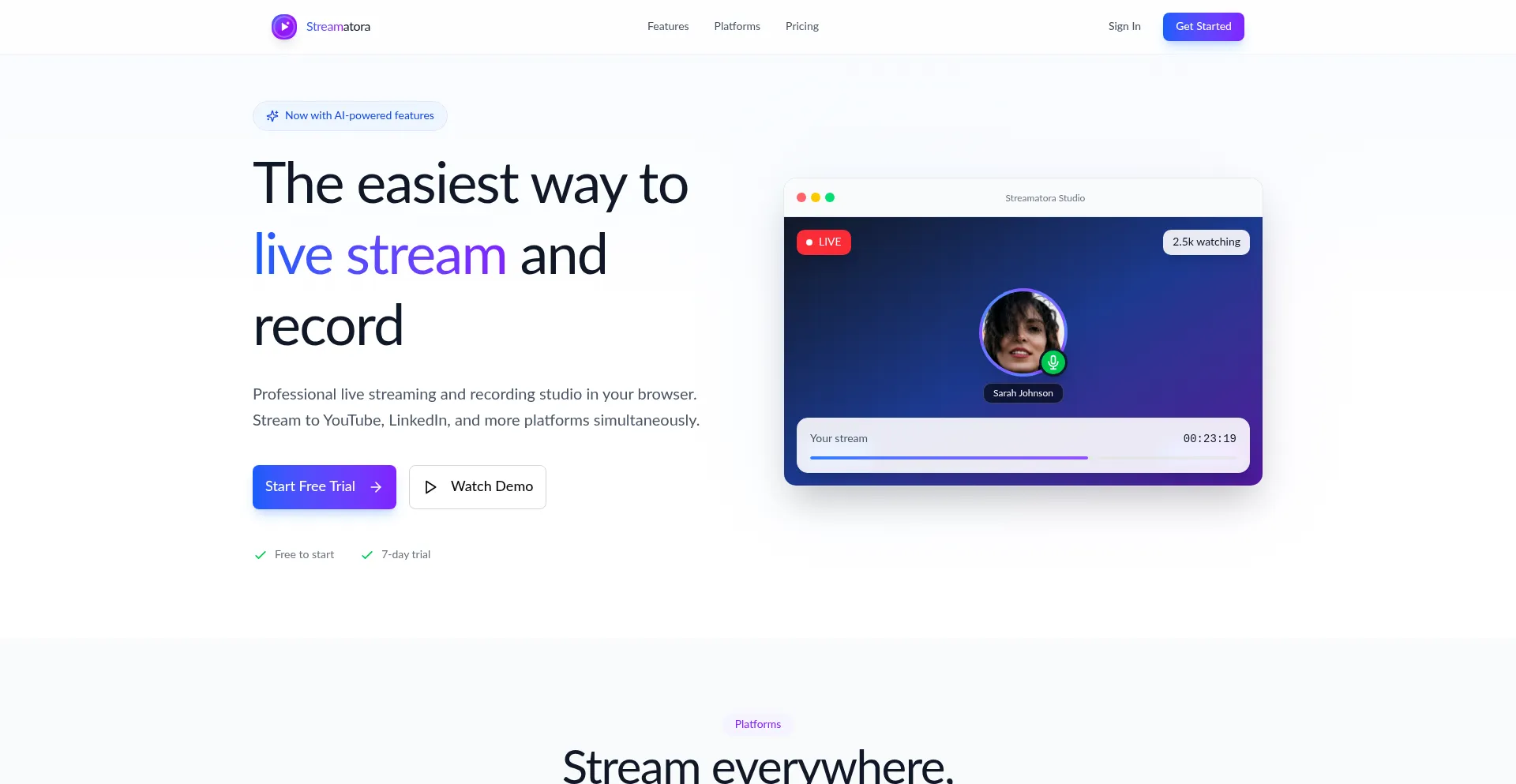 Streamatora.com