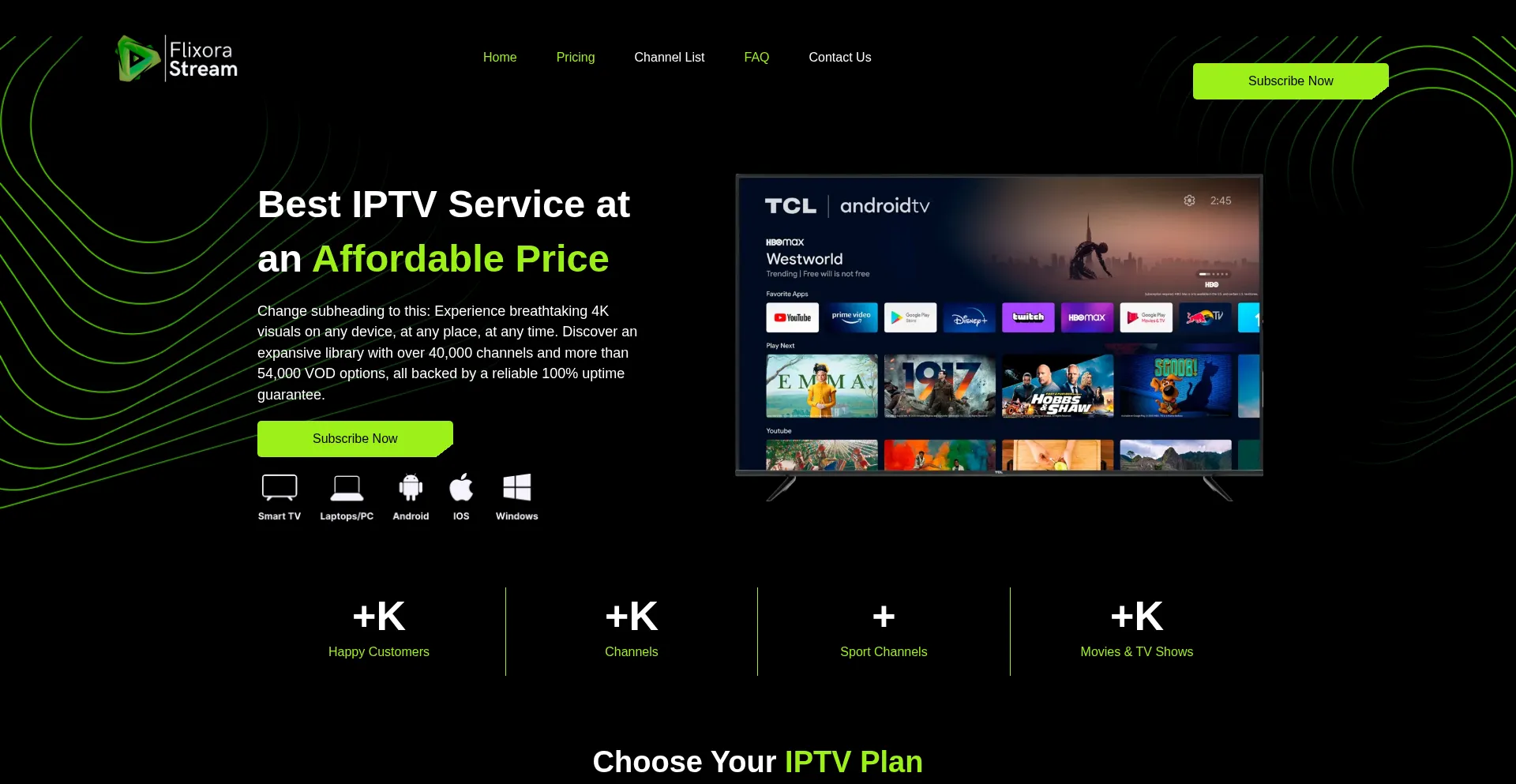 Website screenshot of Streamwell.shop