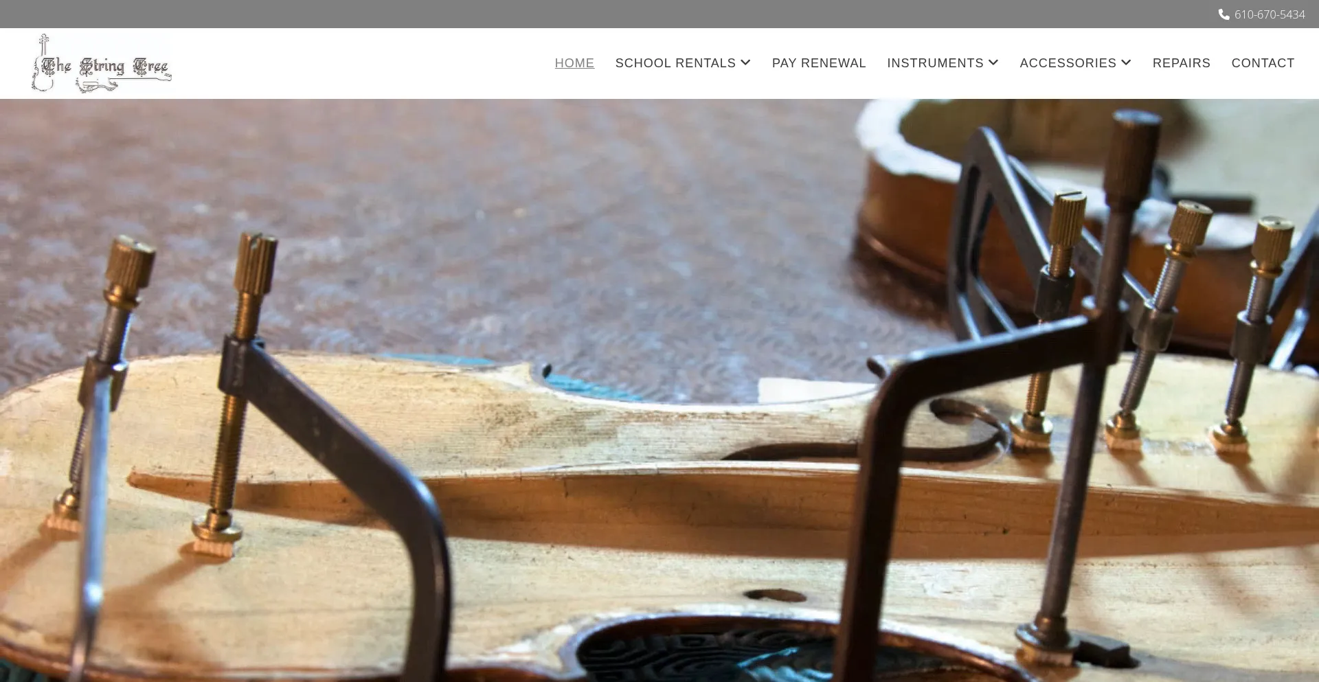 Website screenshot of Stringtree.com