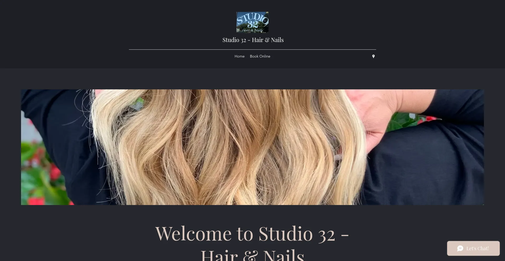 Website screenshot of Studio32edge.com