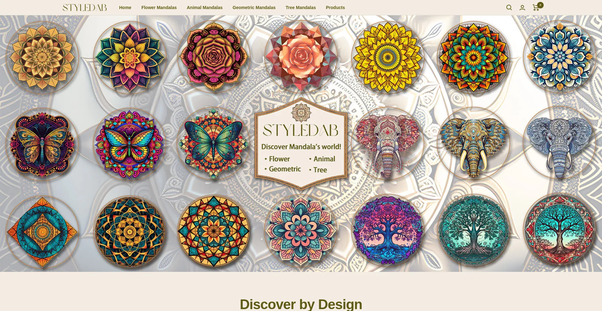 Website screenshot of Styledab.com