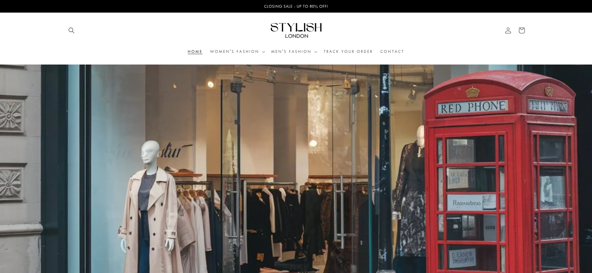Website screenshot of Stylish-london.co.uk