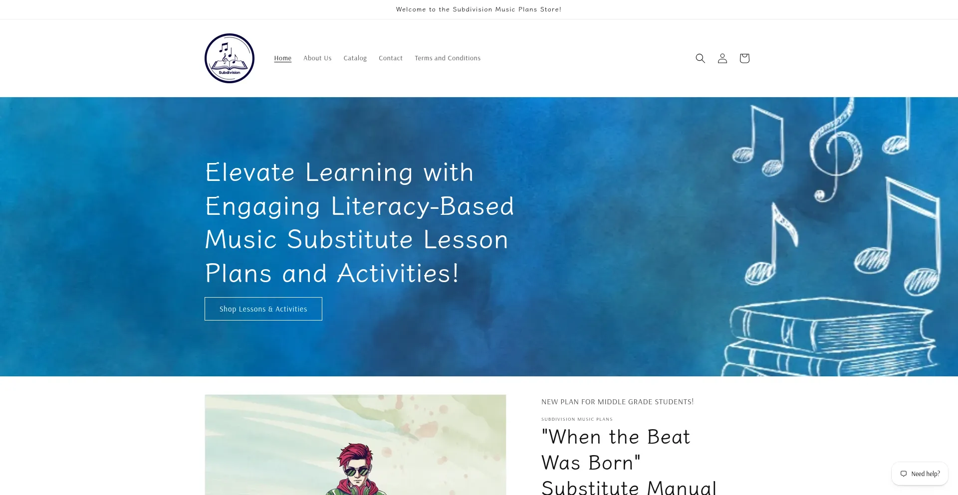 Subdivisionmusicplansstore.com