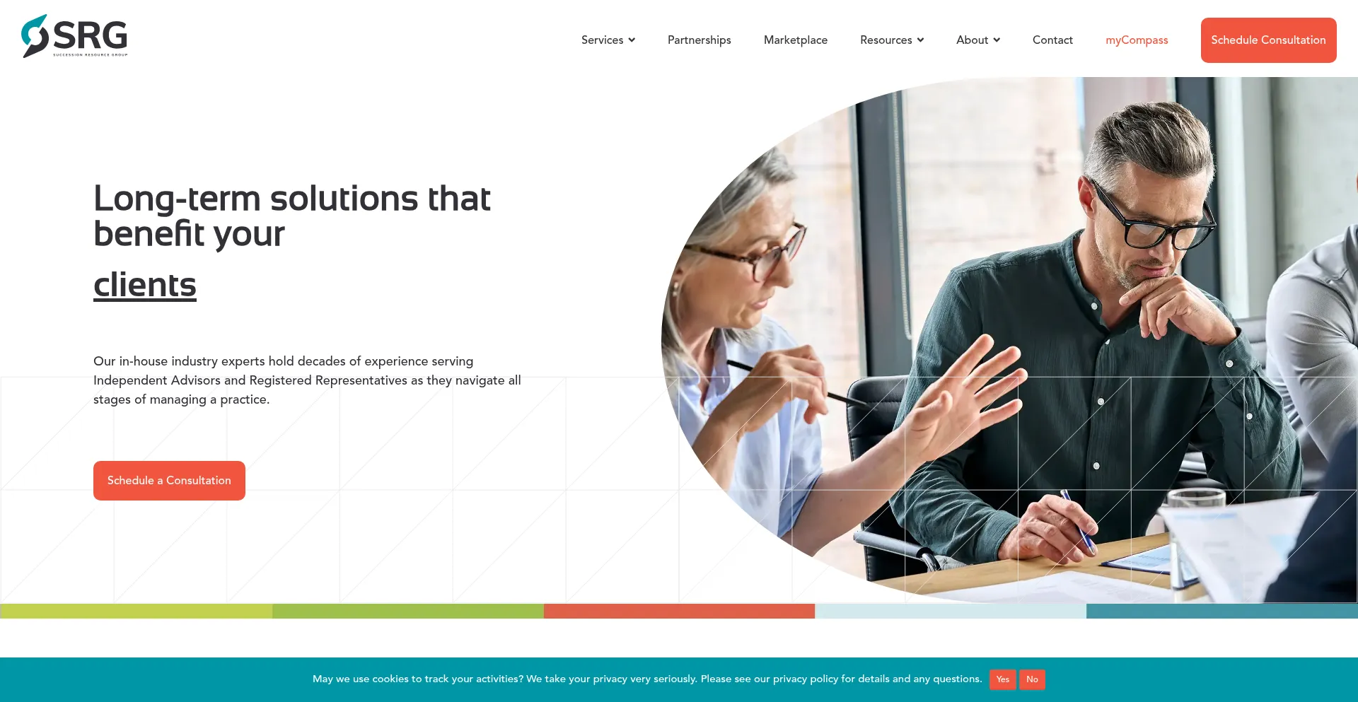 Website screenshot of Successionresource.com
