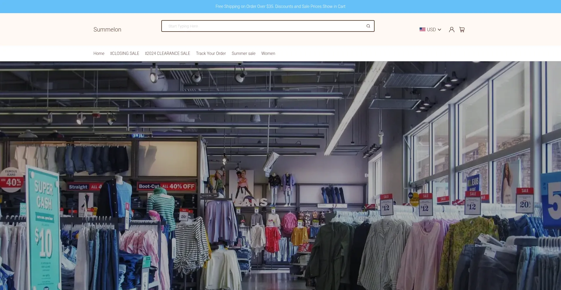 Website screenshot of Summelon.com