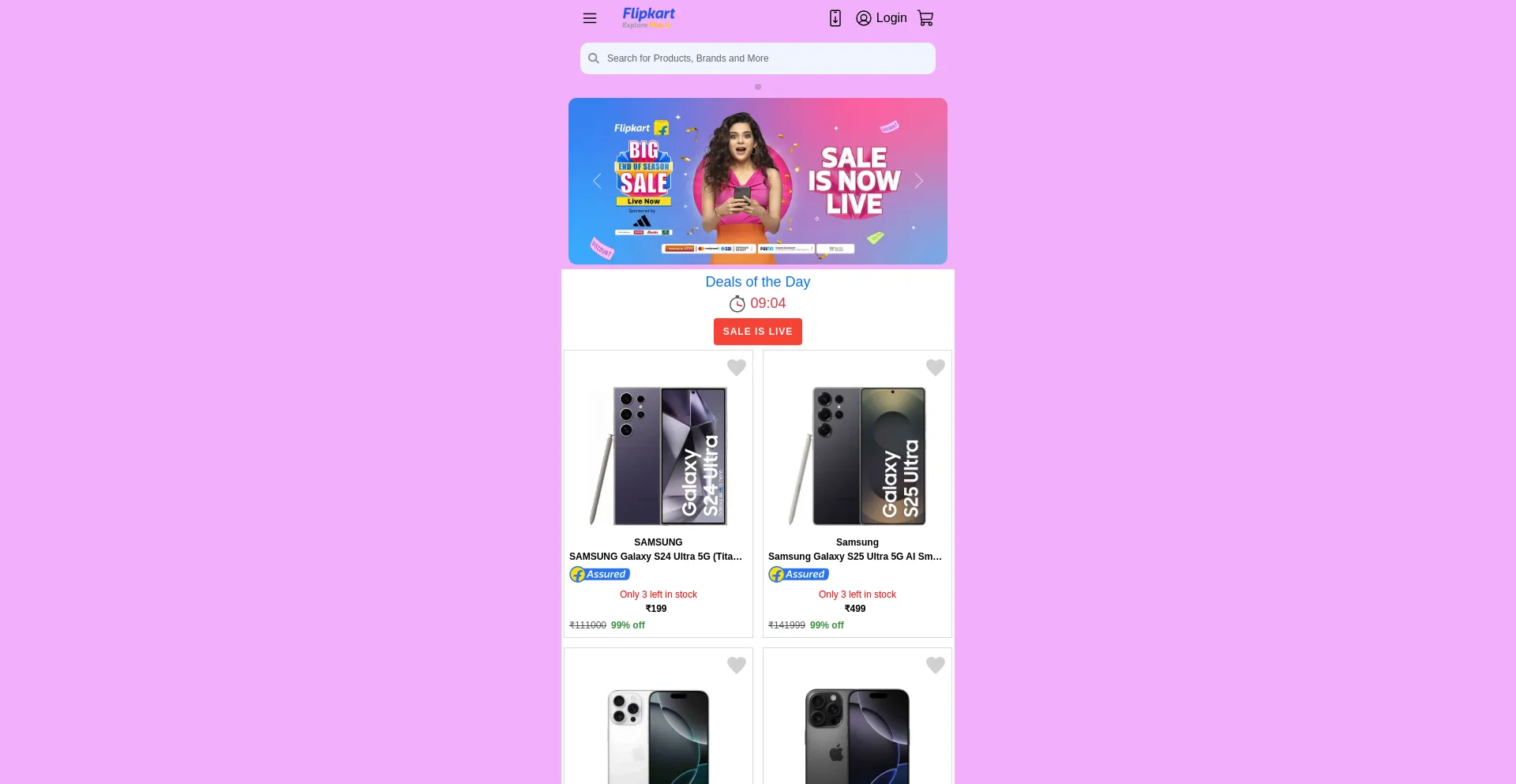 Website screenshot of Summersavingdeals.com