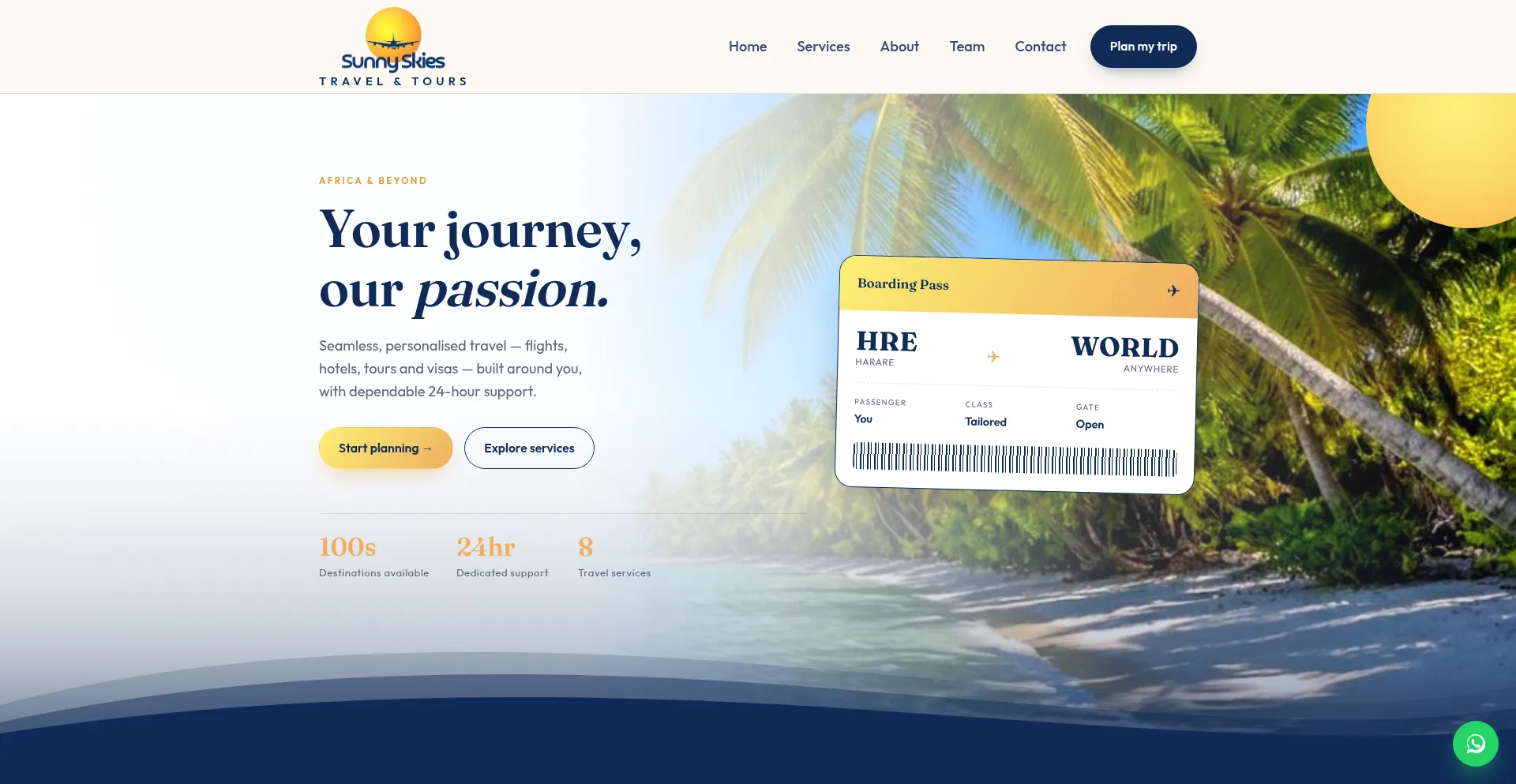 Sunnyskiestravel.co.zw
