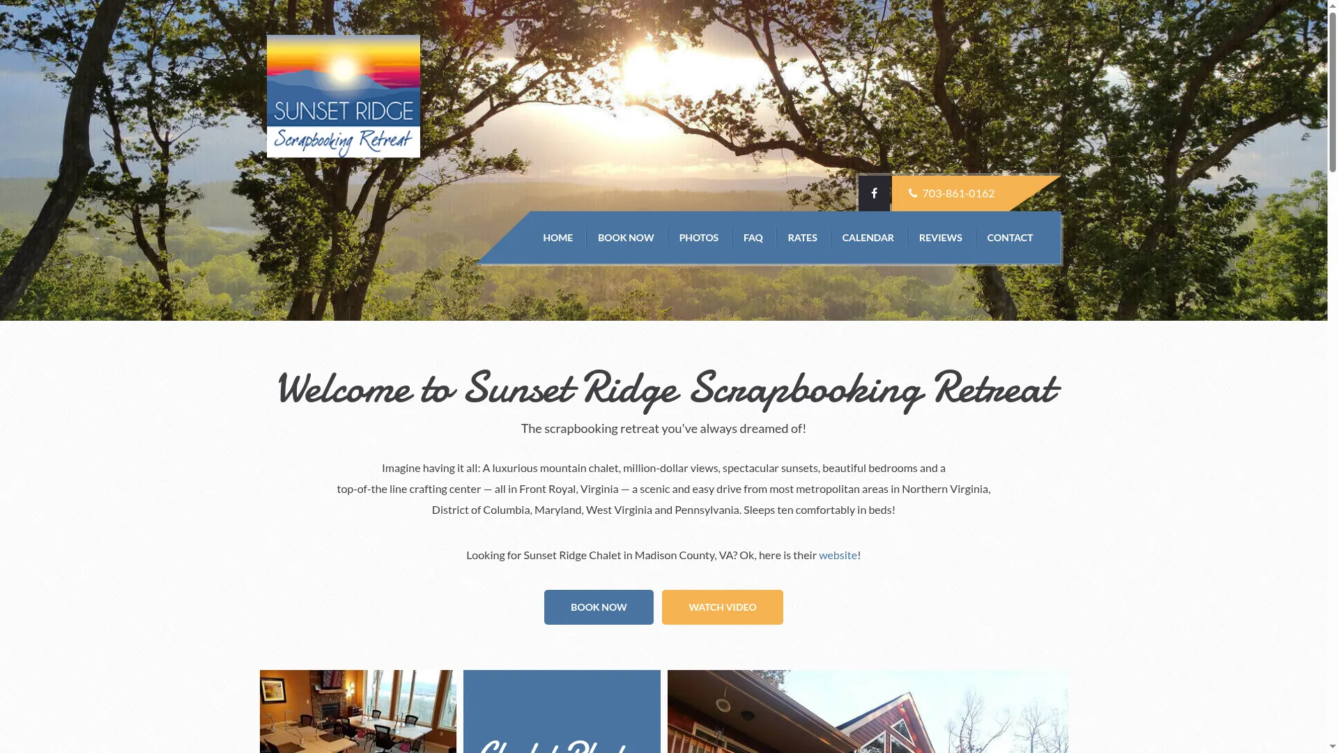 Sunsetridgechalet.com