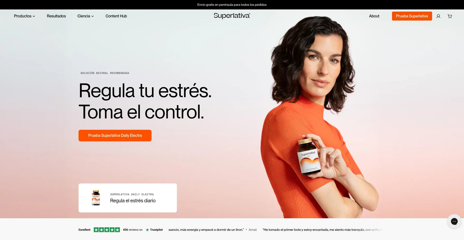 Website screenshot of Superlativabotanicals.com