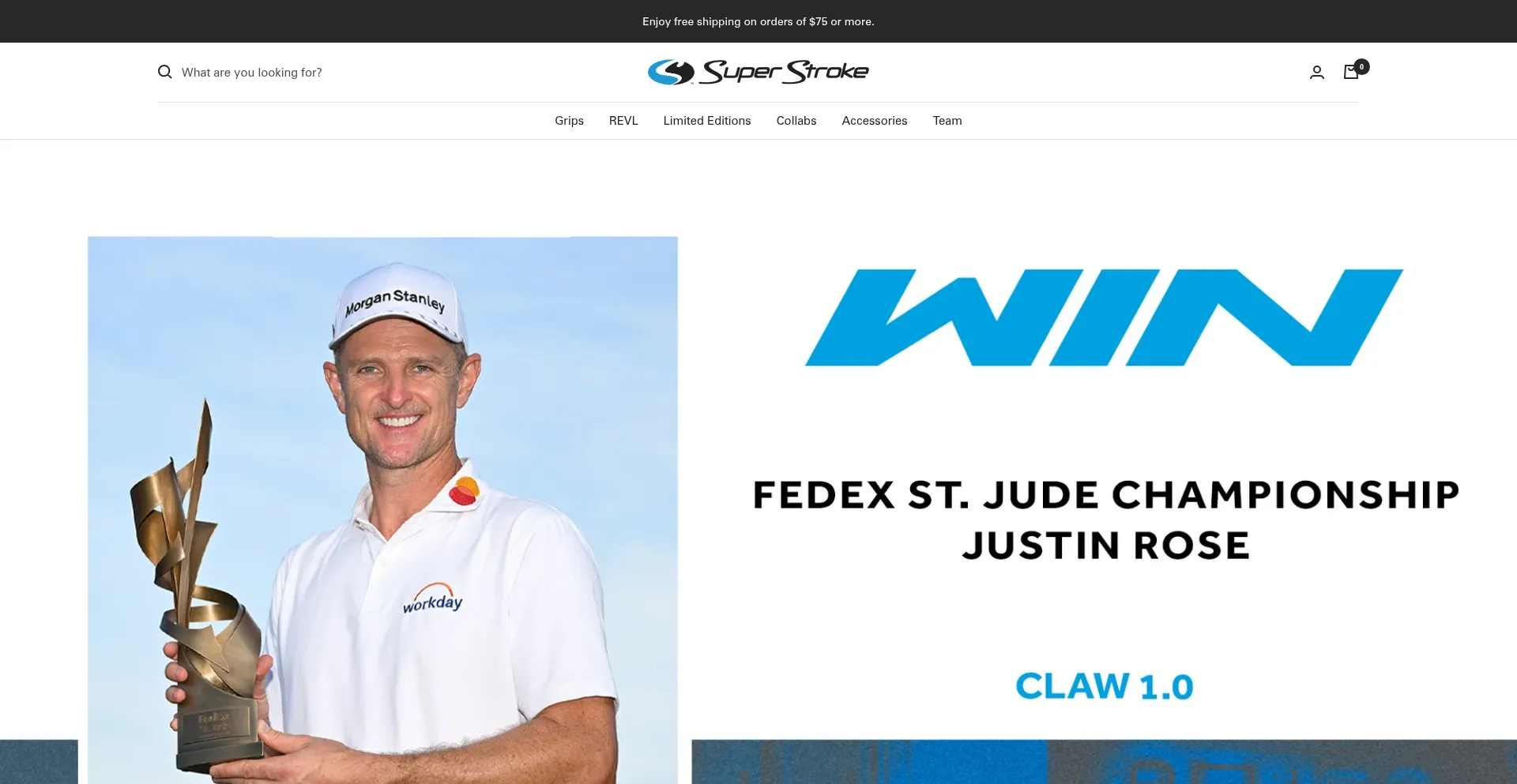 Website screenshot of Superstrokeusa.com