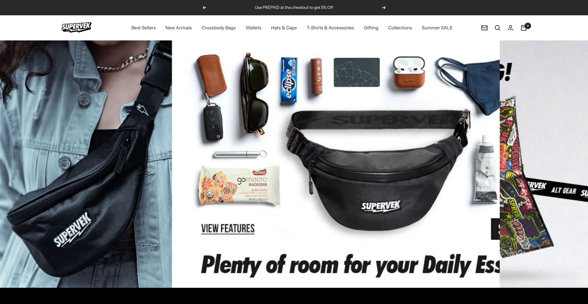 Website screenshot of Supervek.in