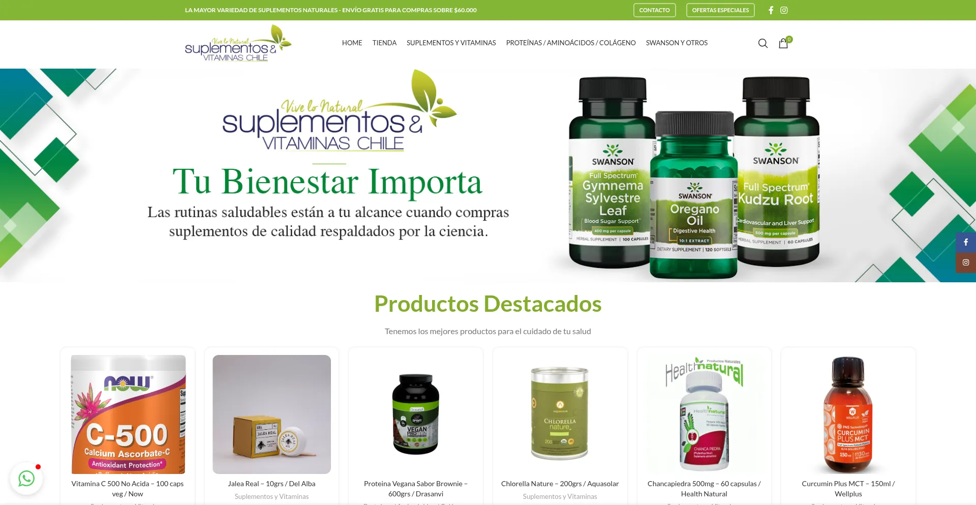 Suplementosyvitaminaschile.com