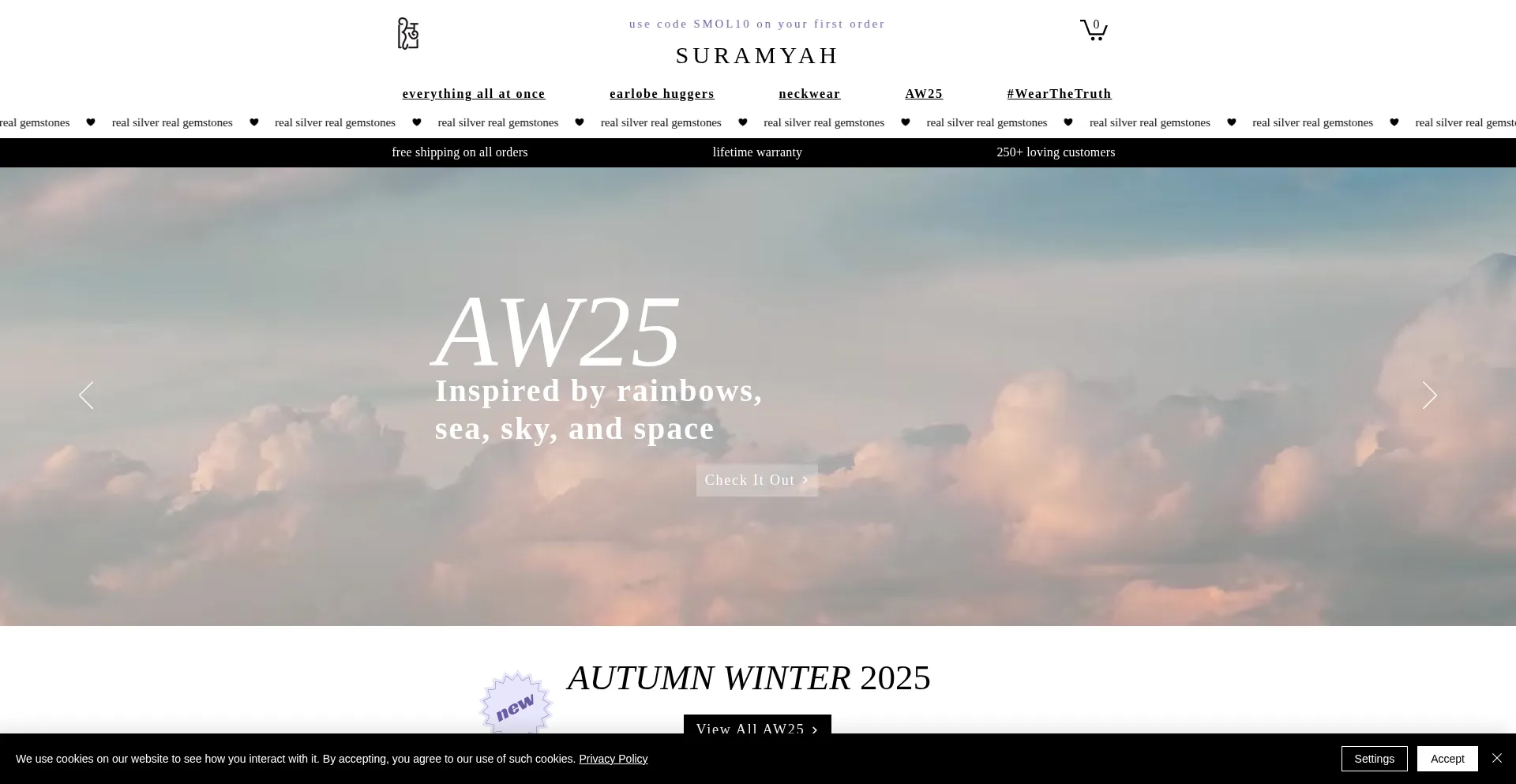 Website screenshot of Suramyah.in