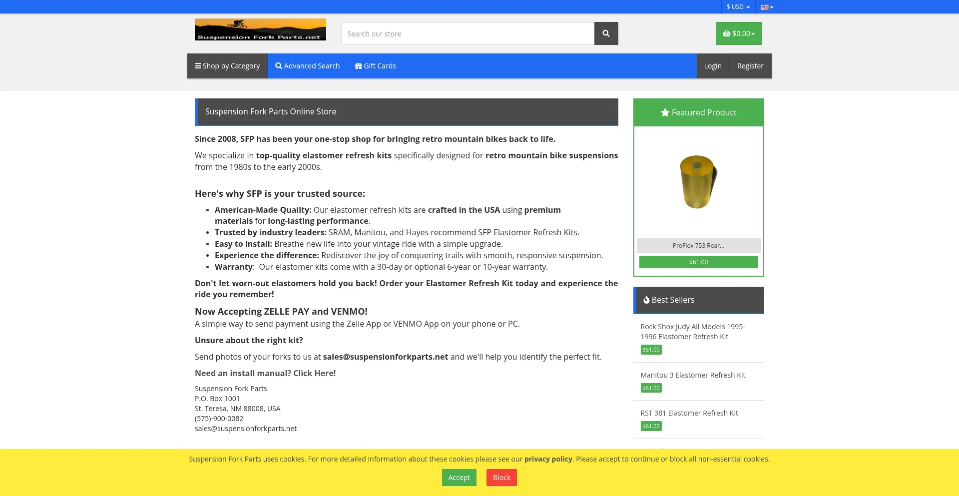 Suspensionforkparts.net