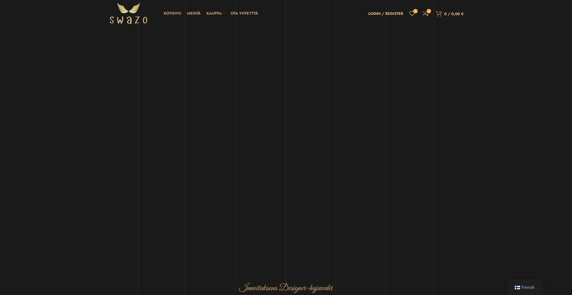 Website screenshot of Swazo.fi