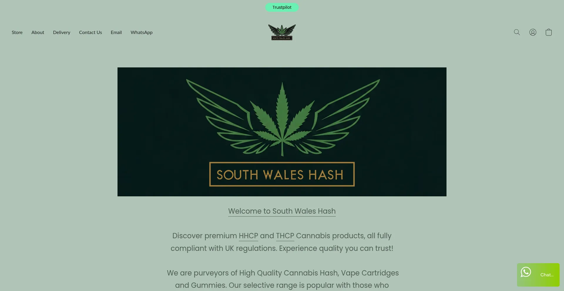 Website screenshot of Swhash.com