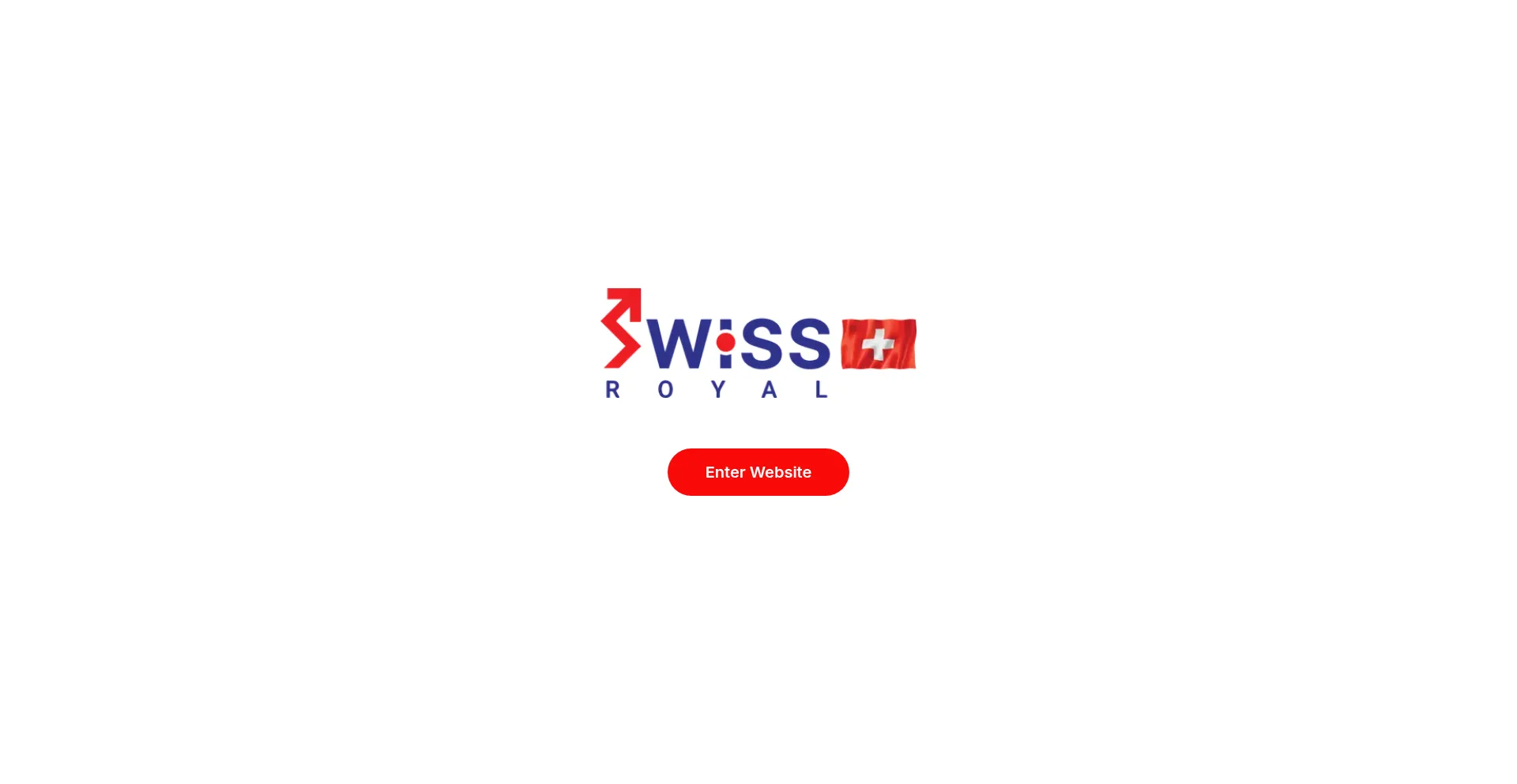 Website screenshot of Swissroyal.vip