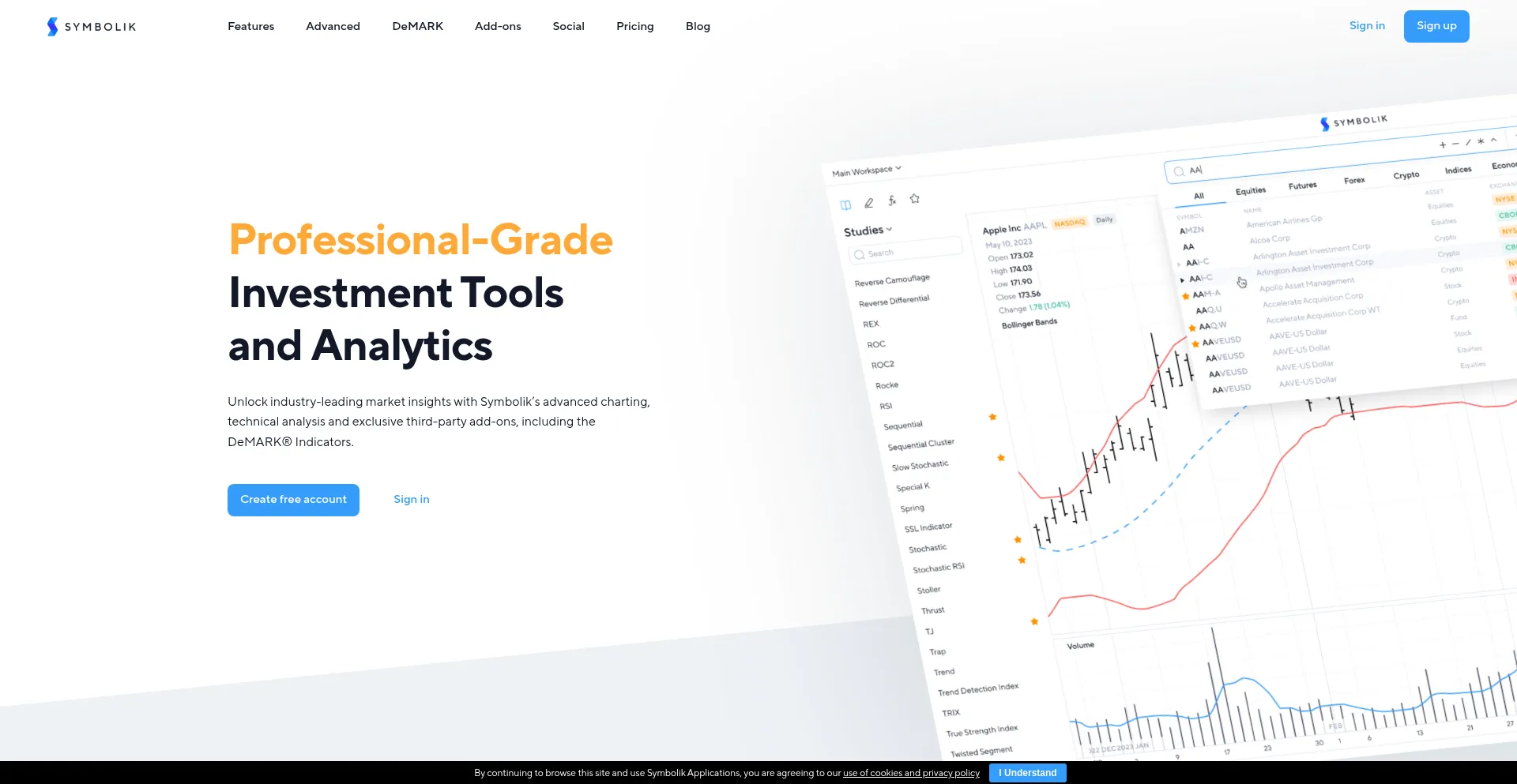 Website screenshot of Symbolik.com