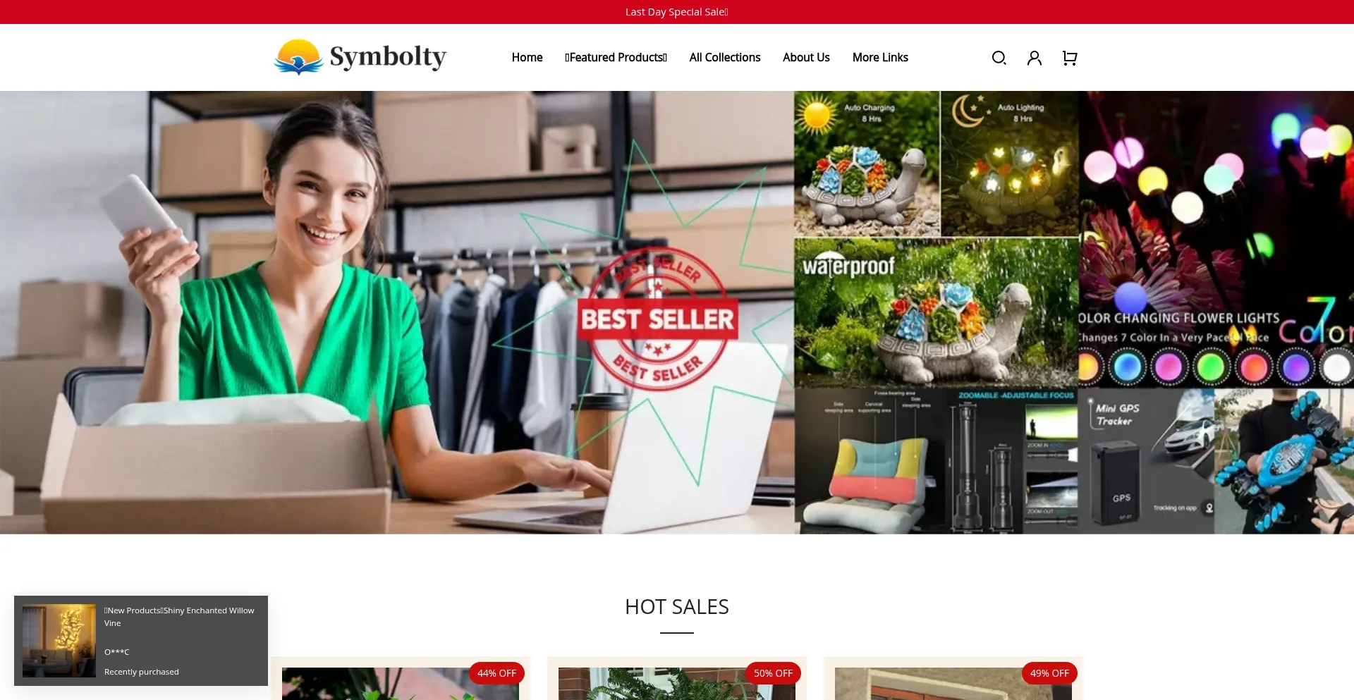 Website screenshot of Symbolty.com