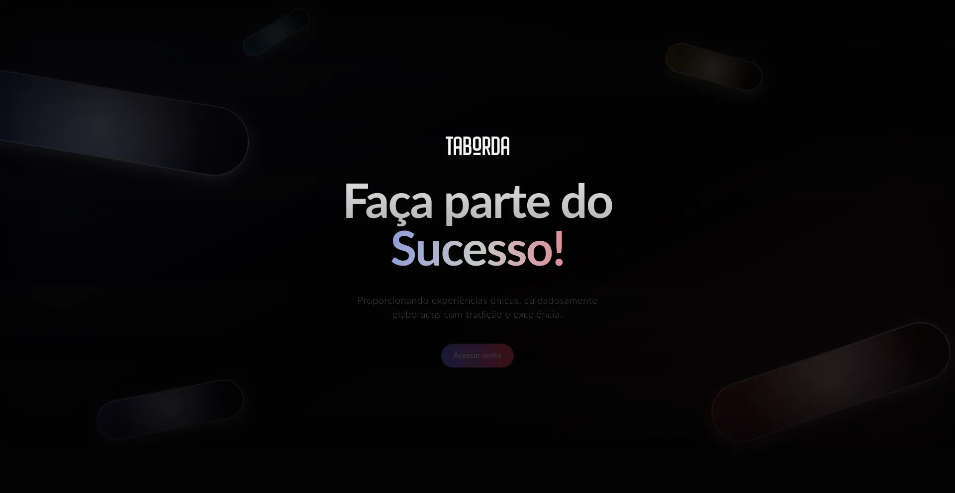 Website screenshot of Tabordabebidas.com.br