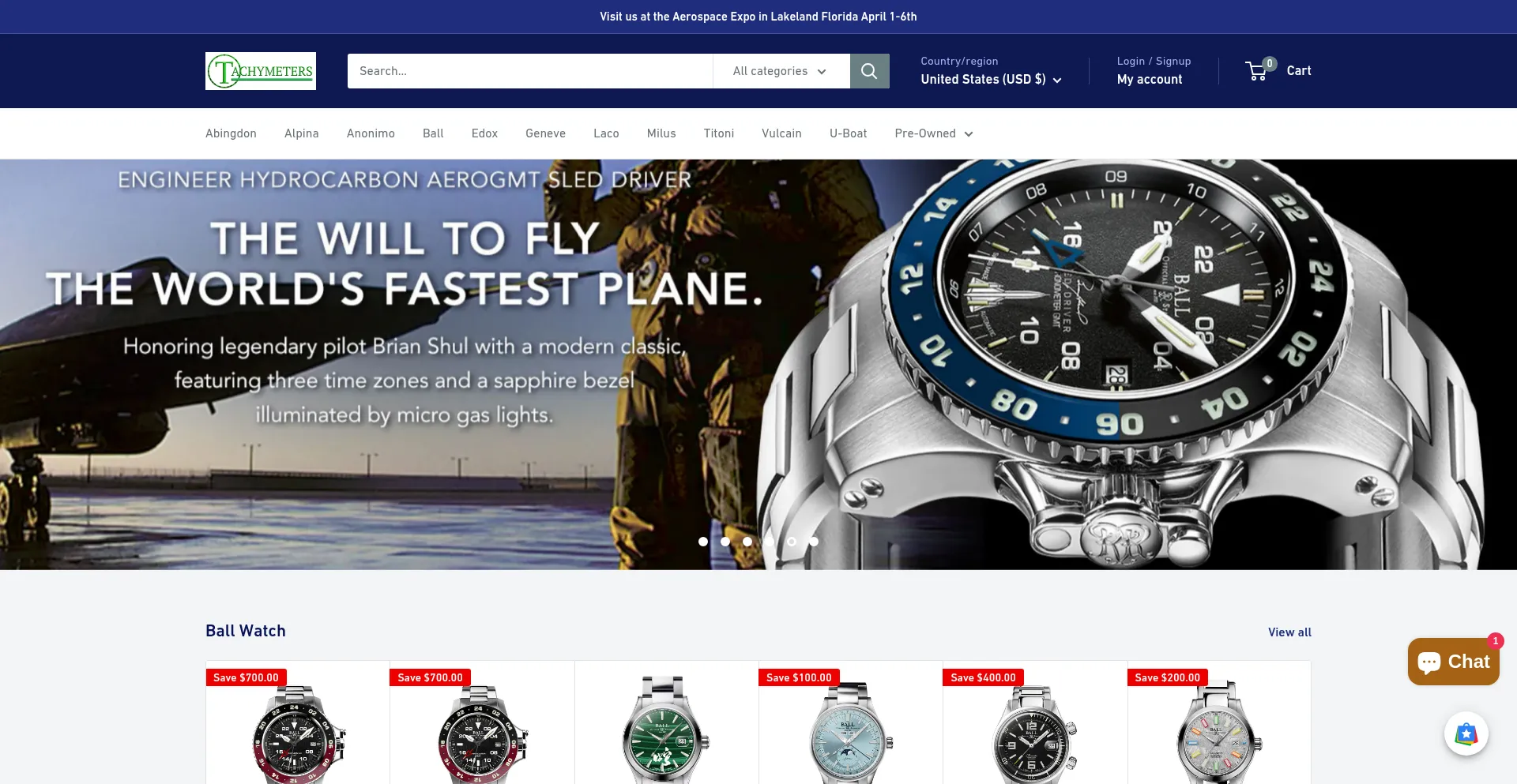 Website screenshot of Tachymeters.com