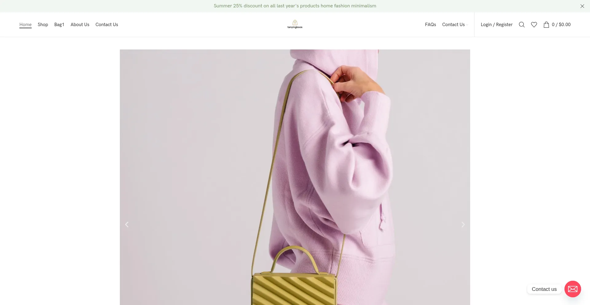Website screenshot of Tanyingboos.com