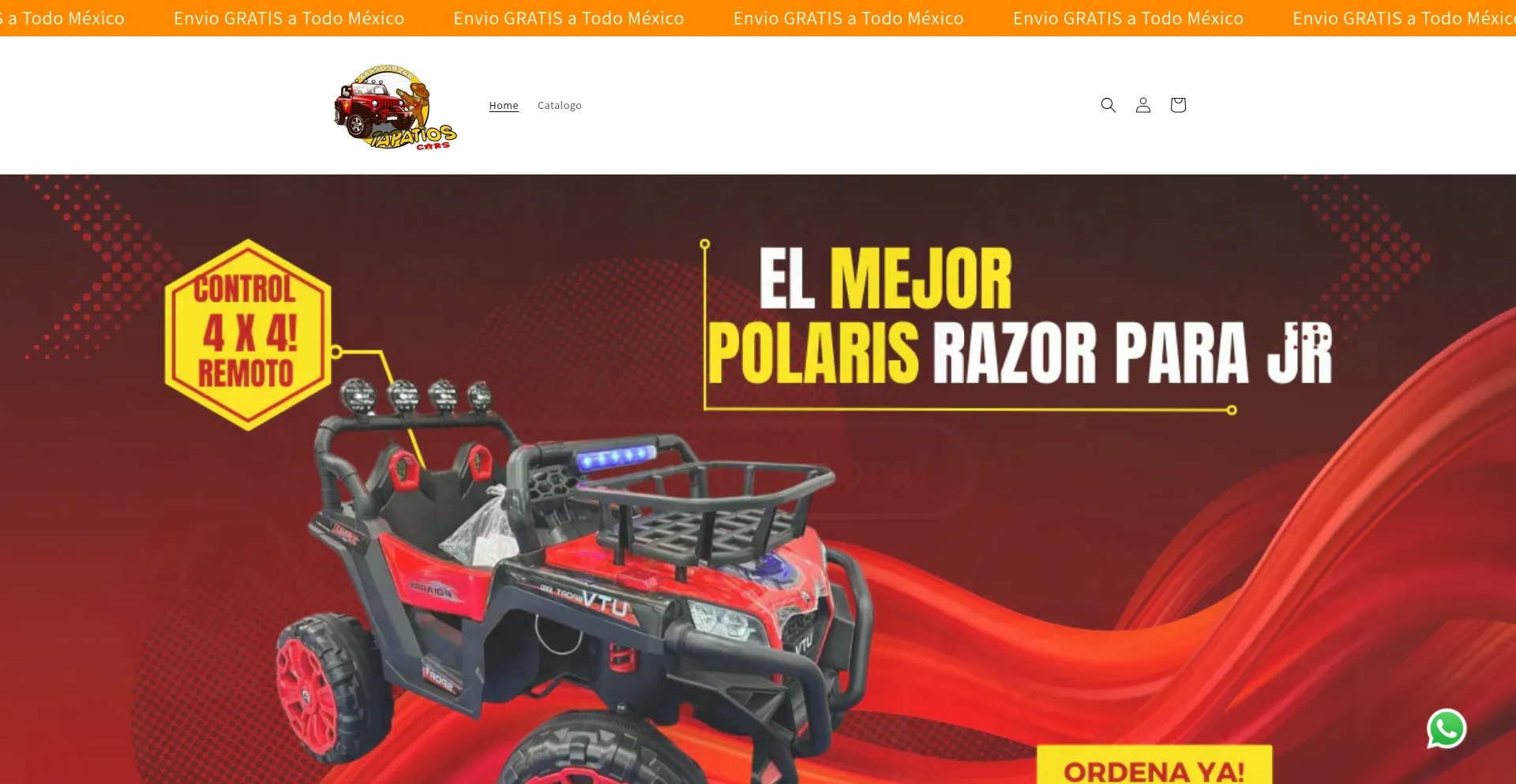 Website screenshot of Tapatioscars.com
