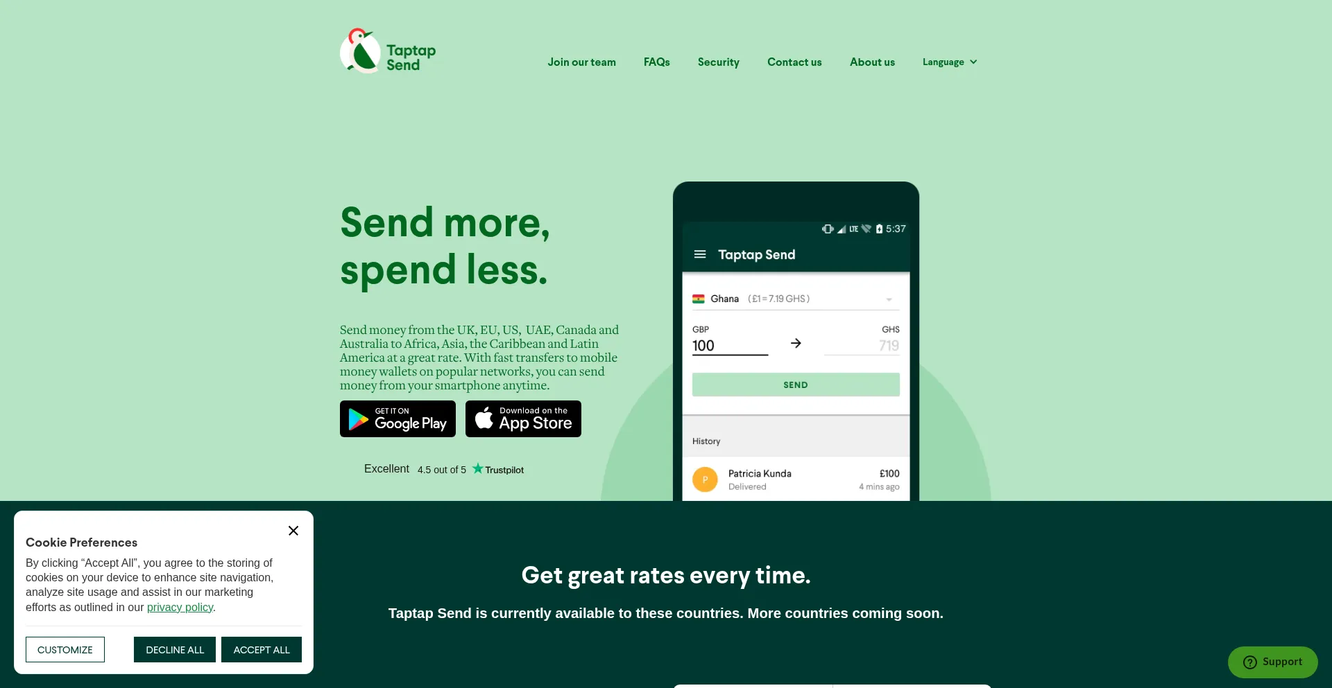 Taptapsend.com