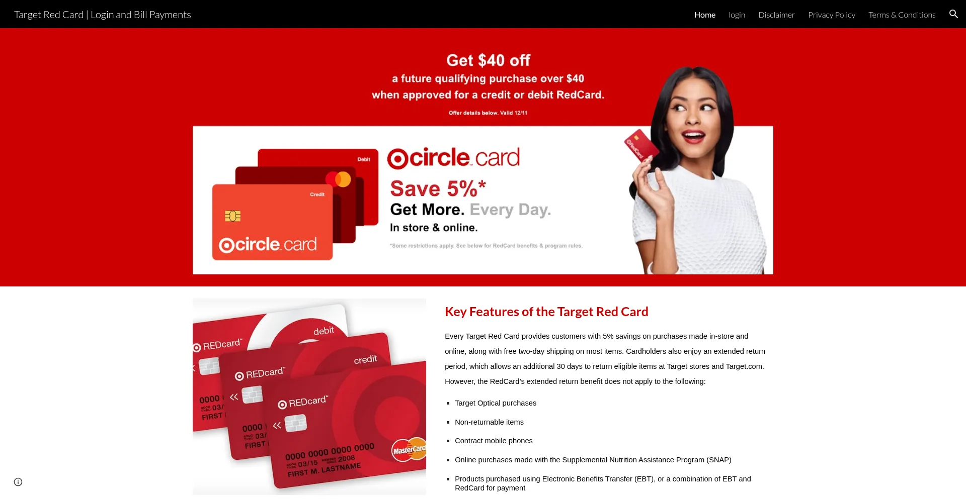 Targetreddcard.com