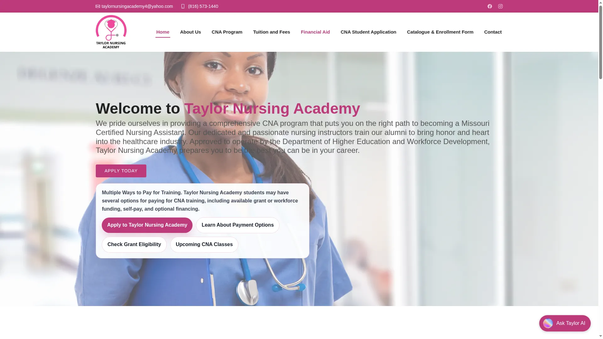 Taylornursingacademy.com