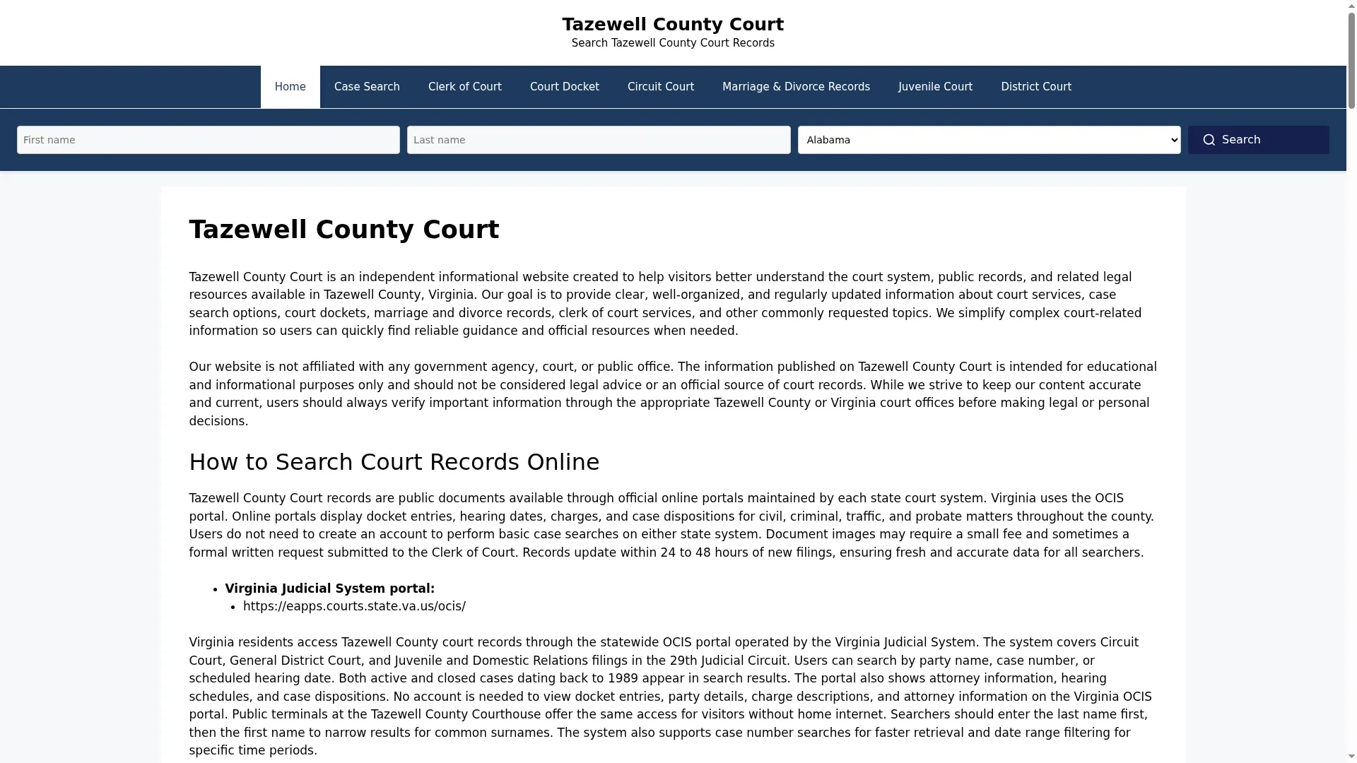 Tazewellcountycourt.org