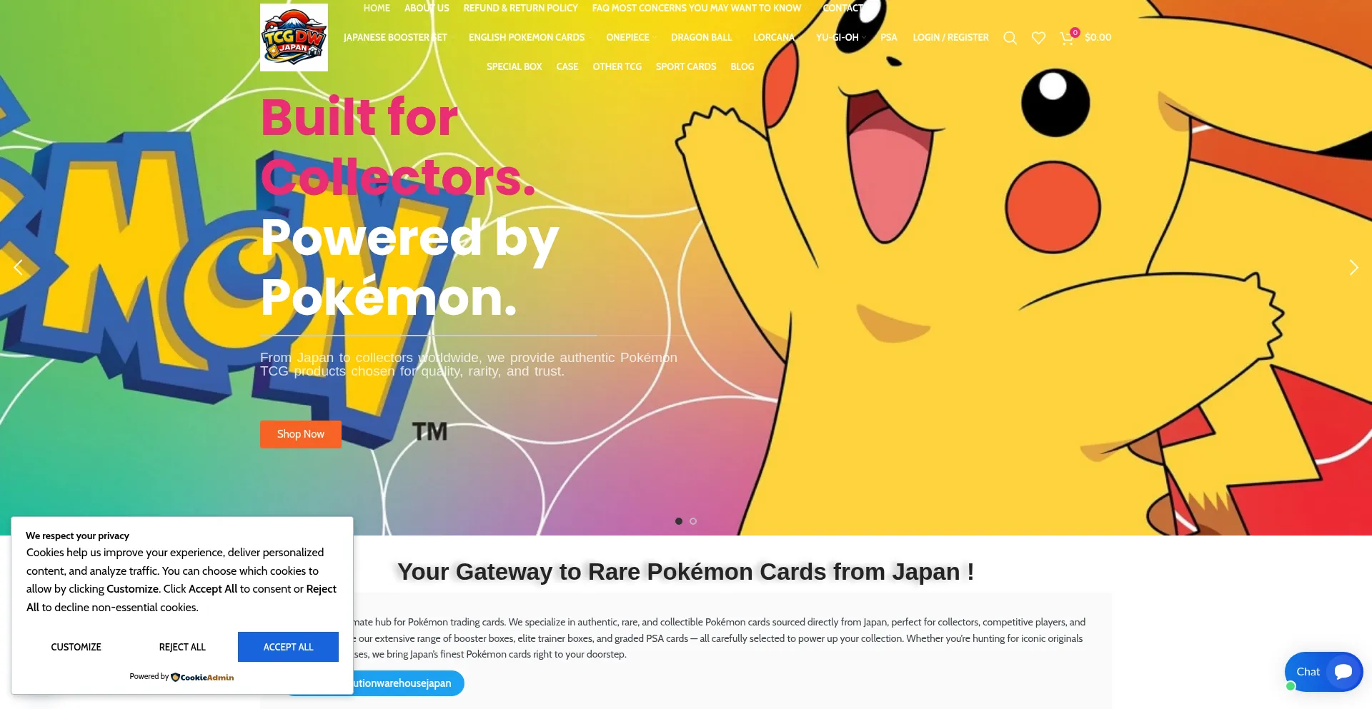 Tcgdistributionwarehousejapan.com