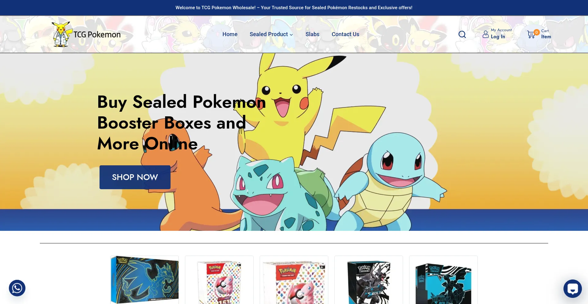 Tcgpokemonwholesale.com