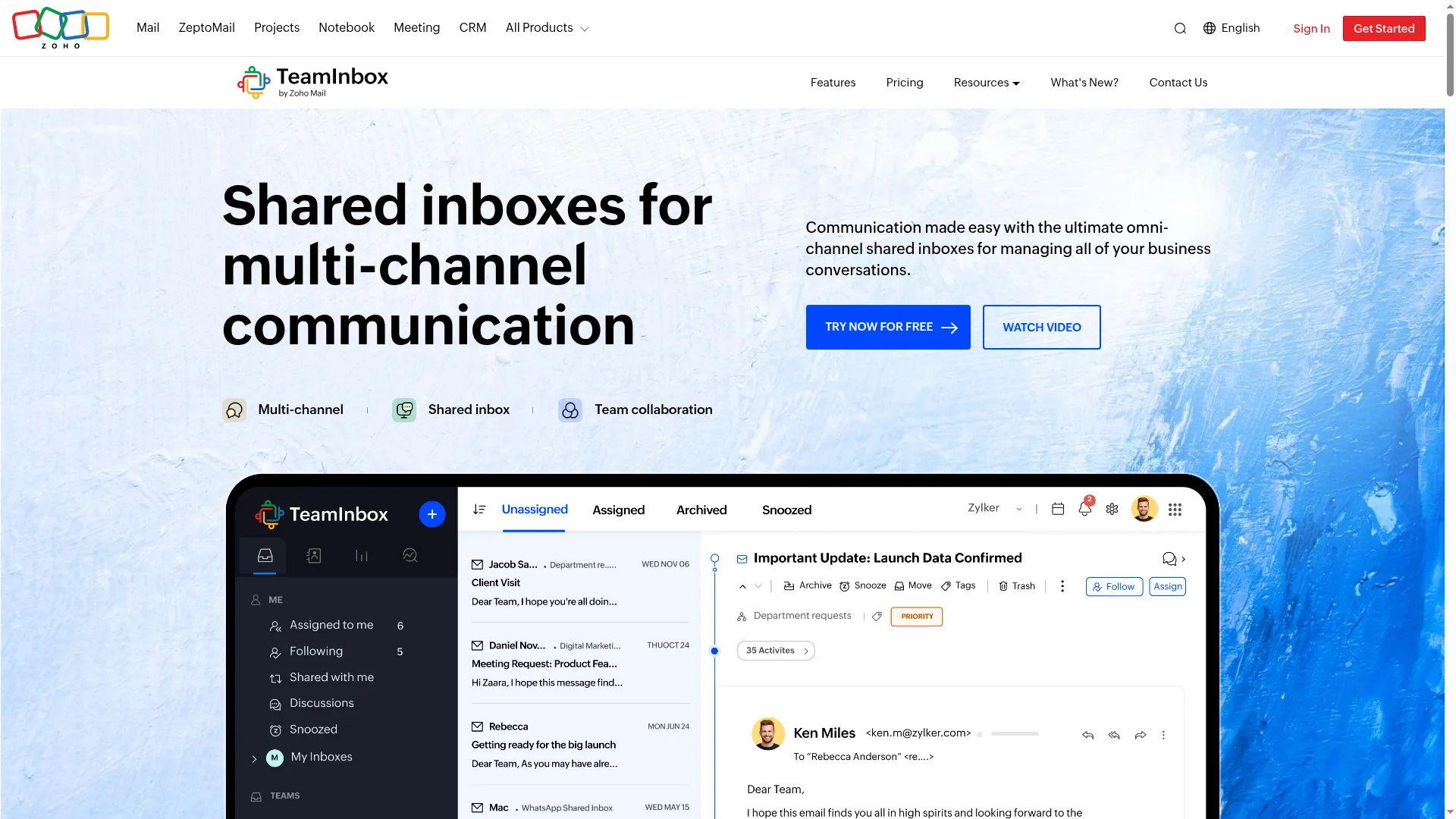 Teaminbox.zoho.eu
