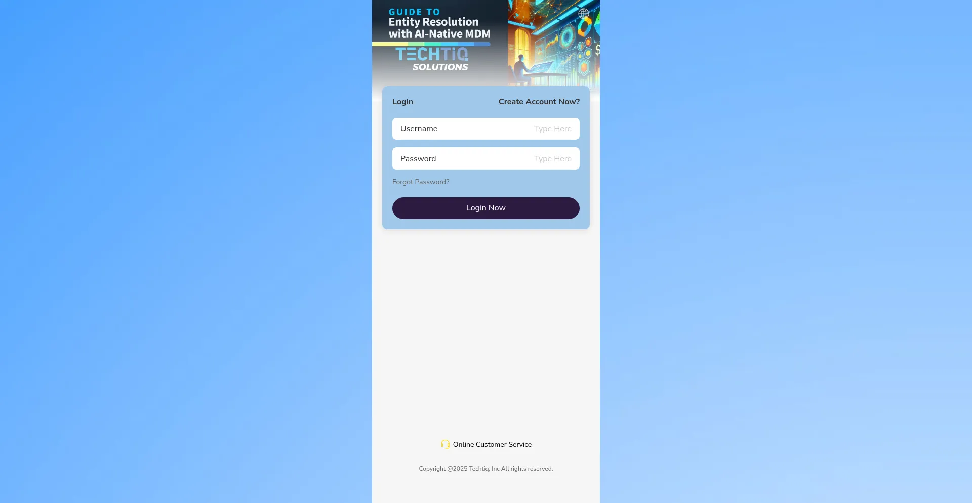 Website screenshot of Techtiowers.com