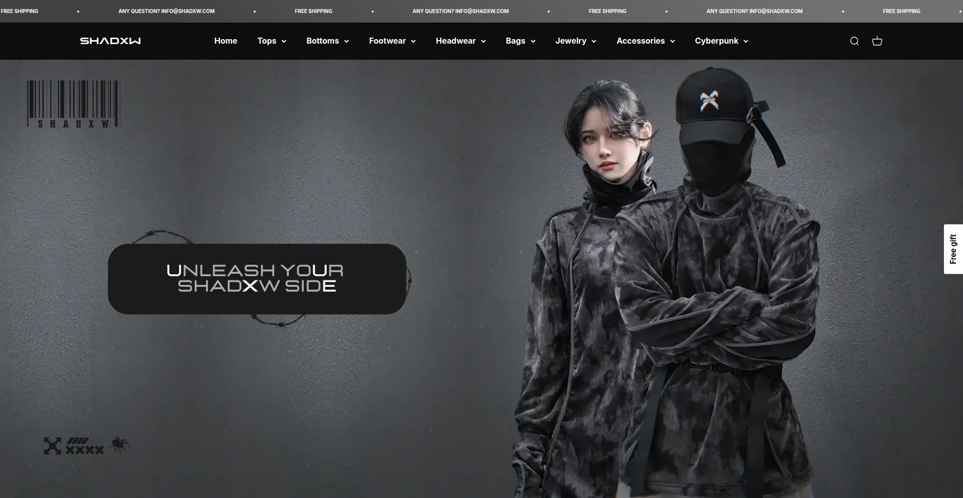 Website screenshot of Techwear.pl
