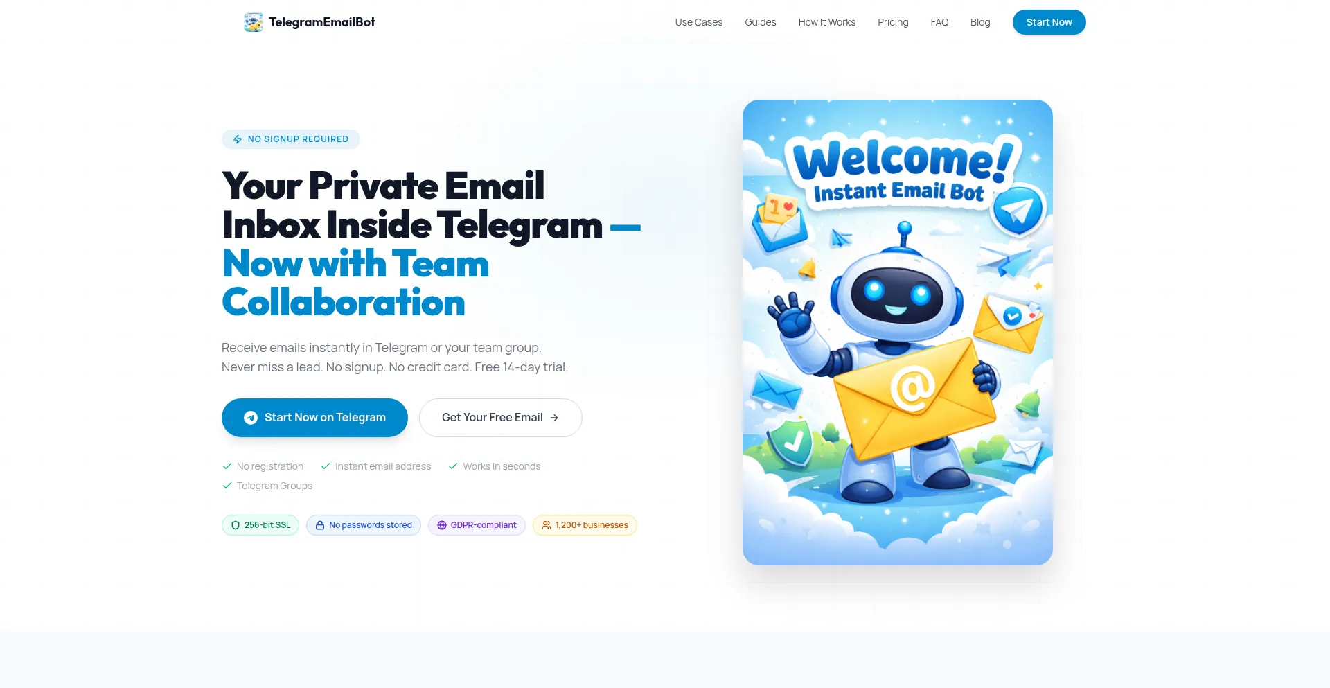 Telegramemailbot.com