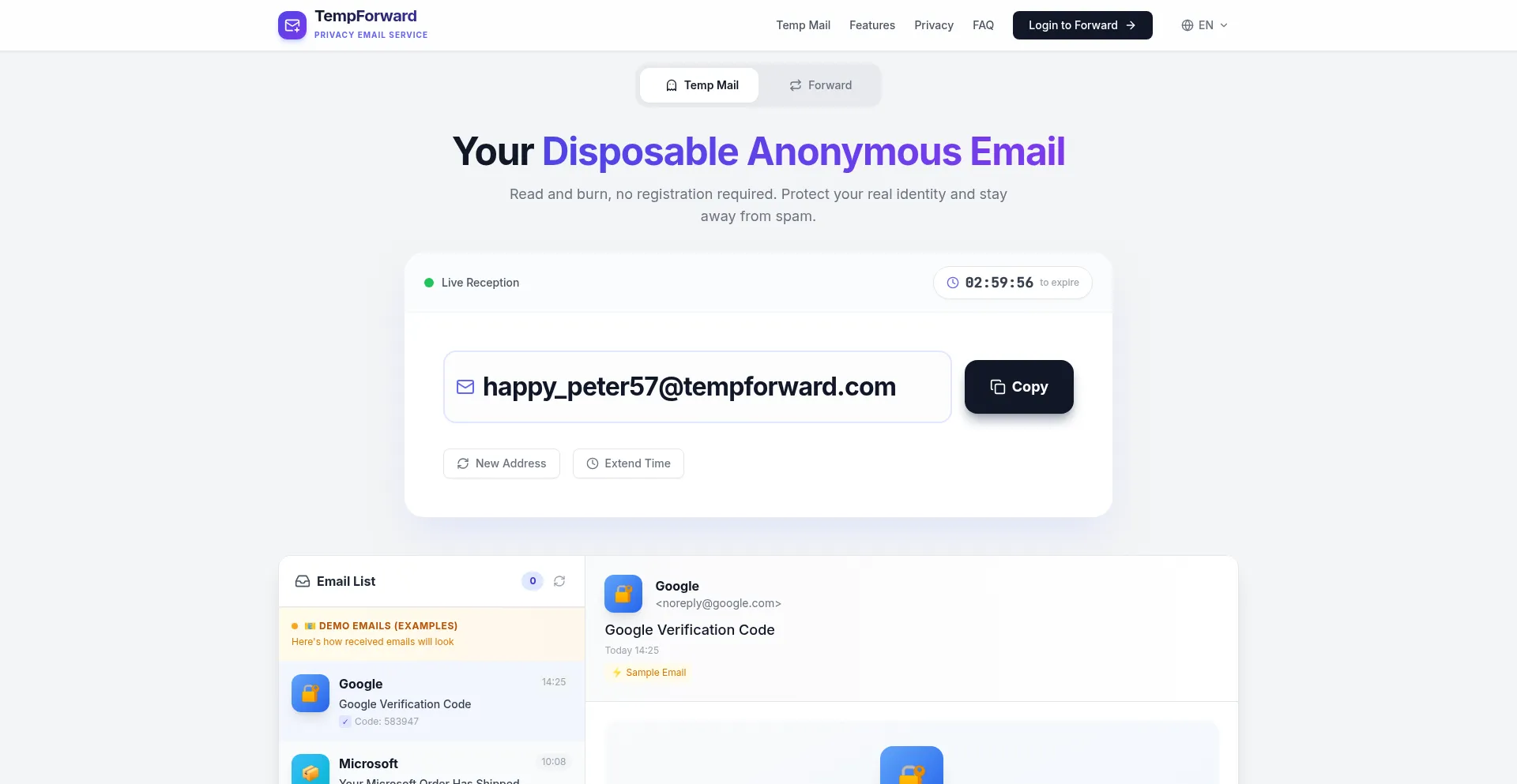 Tempforward.com