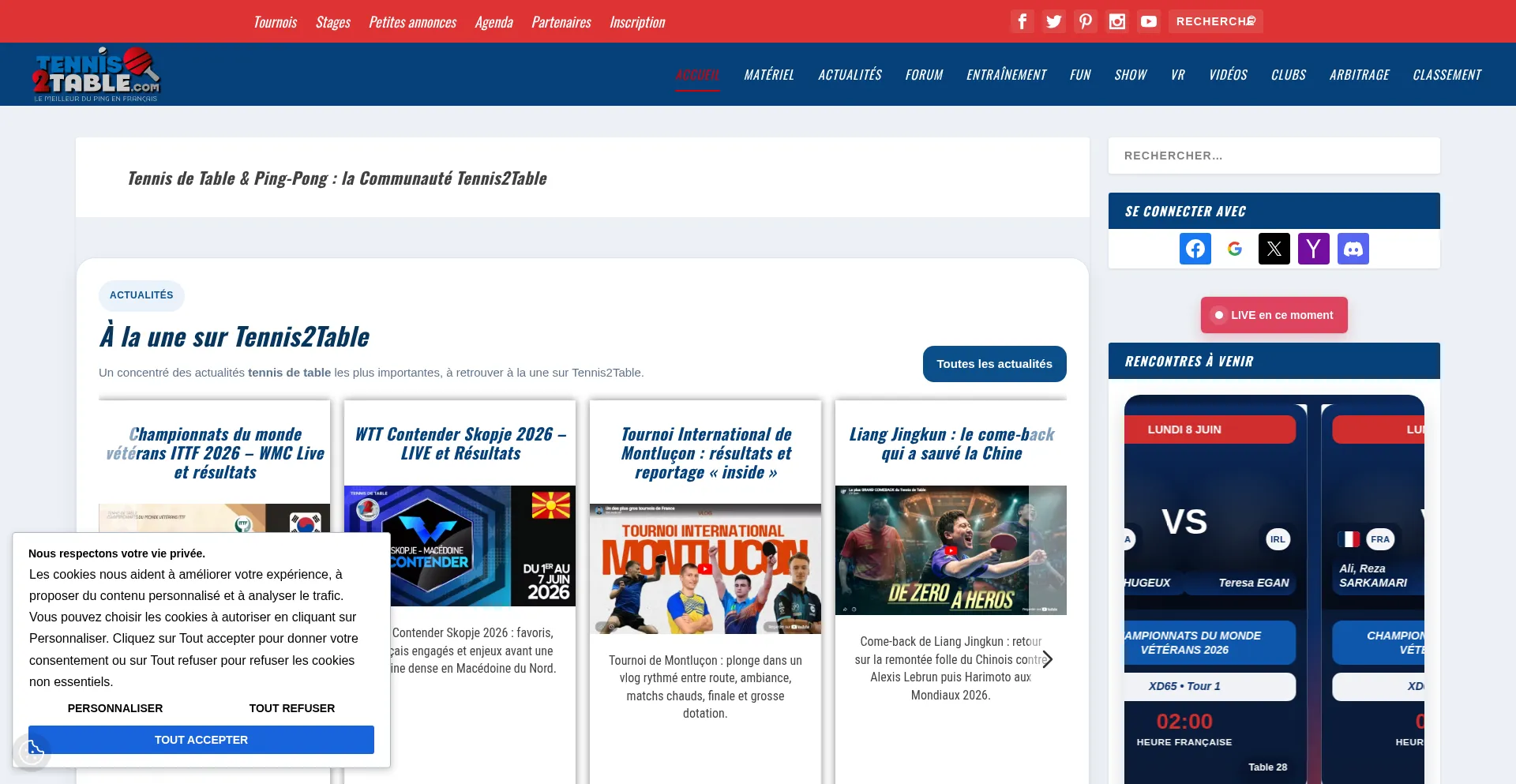 Tennis2table.com