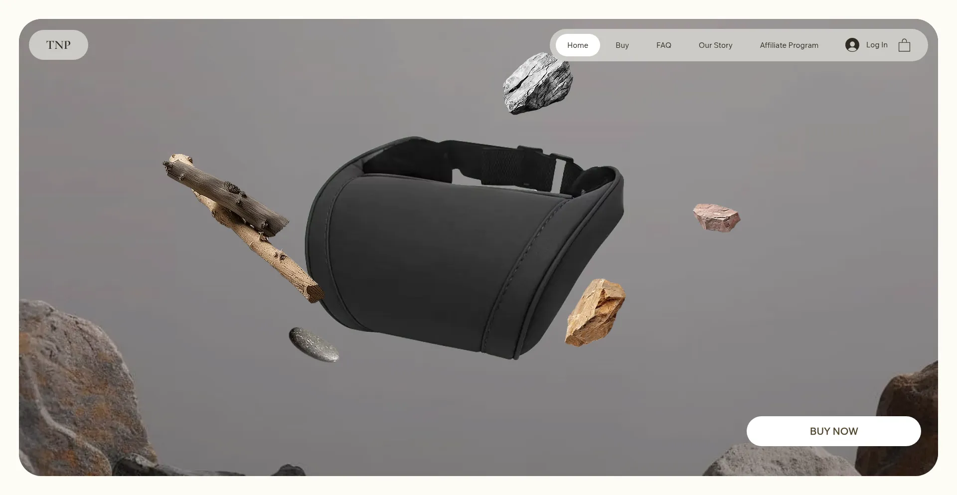 Website screenshot of Teslaneckpillows.com