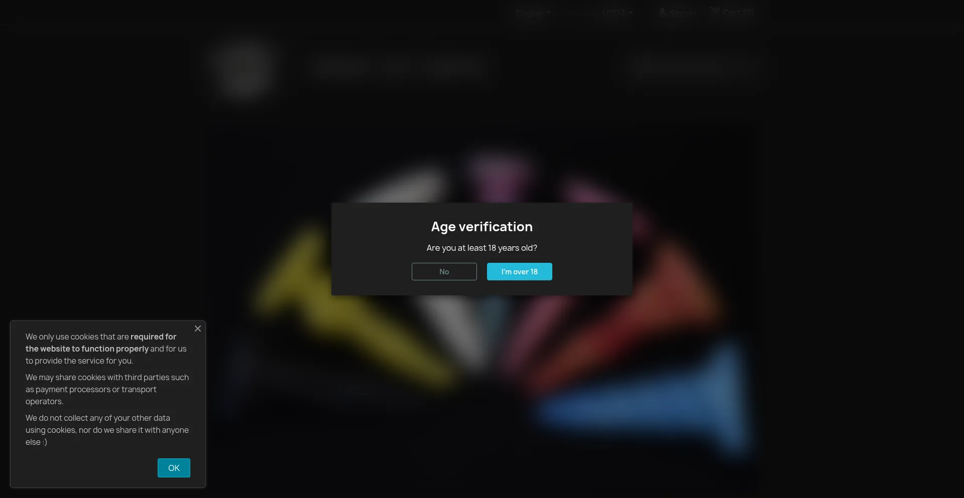 Website screenshot of Testedonfoxes.com