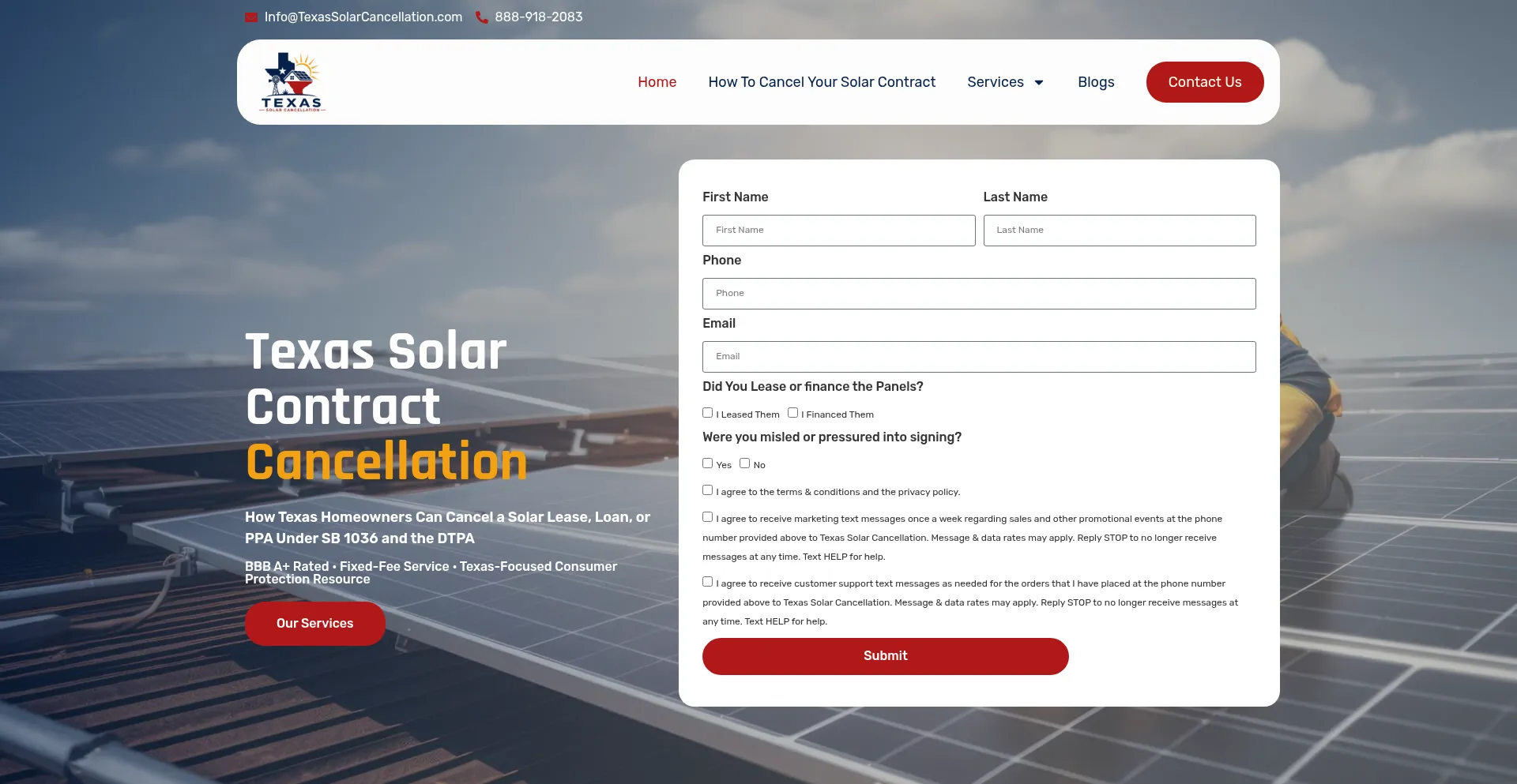 Texassolarcancellation.com