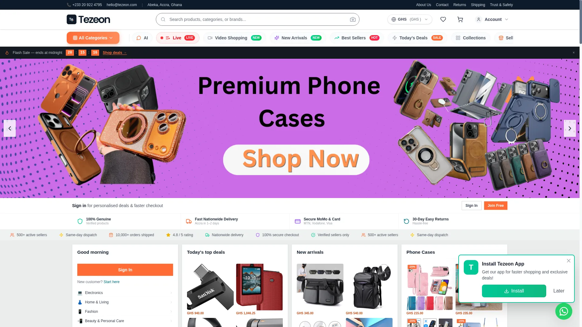 Tezeon.com