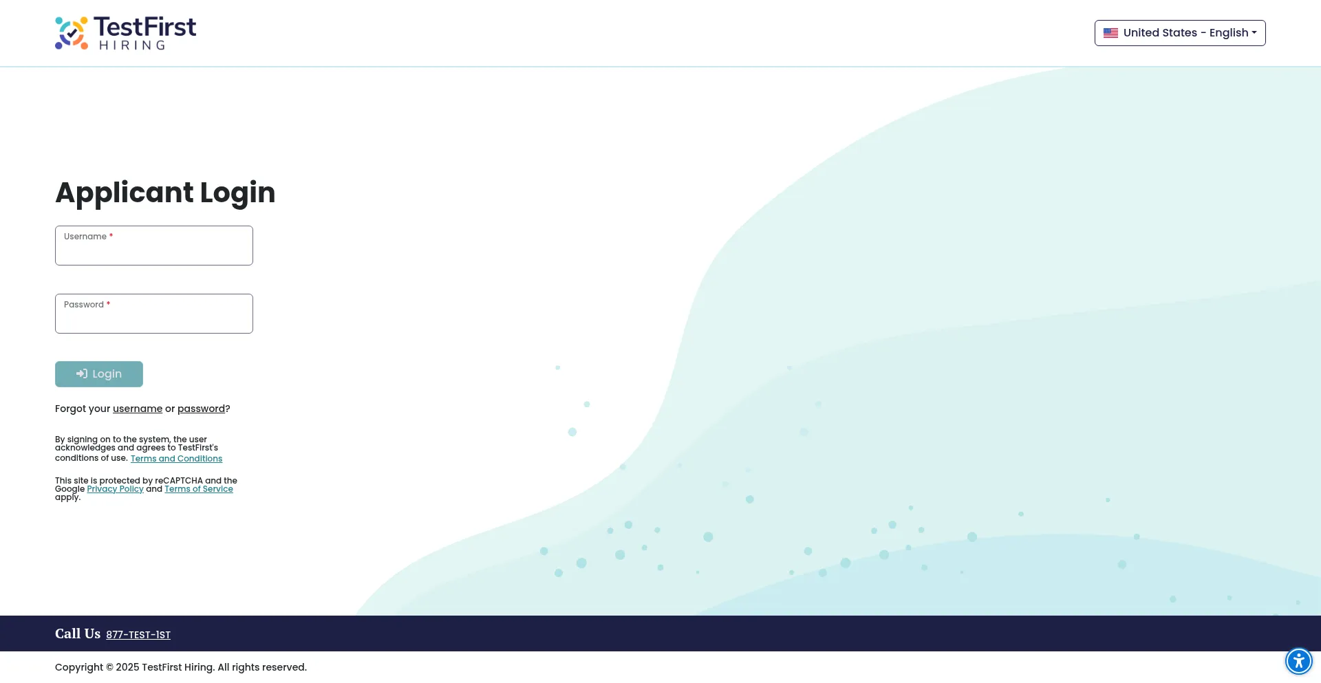 Website screenshot of Tfapply.com