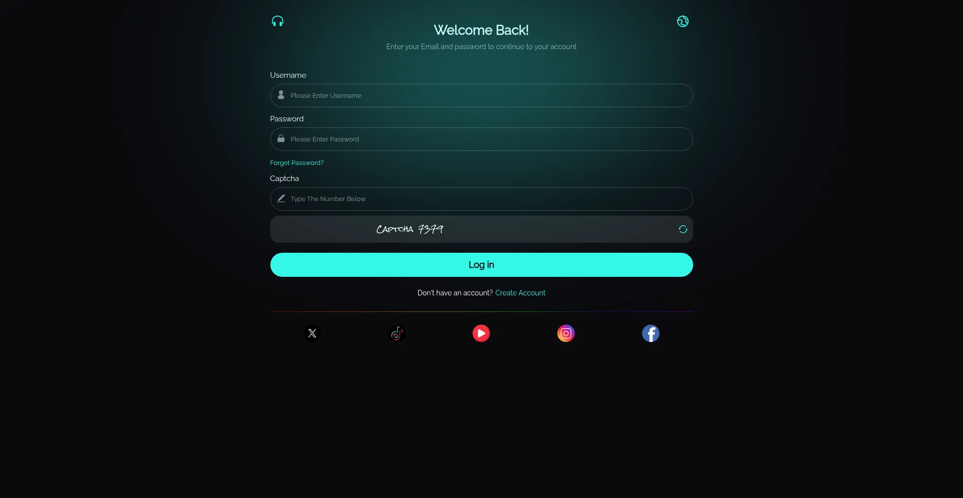 Website screenshot of Tg.fireflynexus.com